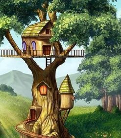 Tree House Paint By Numbers