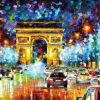 Triumphal Arch at Paris Paint By Numbers