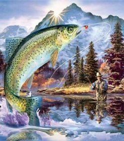 Trout Fish Paint By Numbers