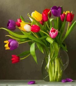 Tulip Vase Flowers Paint By Numbers