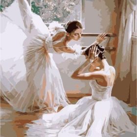 Two Ballerina Girls Paint By Numbers