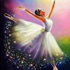 White Ballerina Paint By Numbers