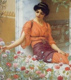 William Godward Flowers Paint By Numbers