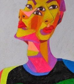 Woman With two Faces Paint By Numbers