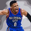 Russell Westbrook Sports Painting by numbers