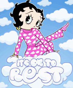 Betty Boop Cartoon Painting by numbers