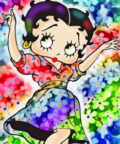 Betty Boop Painting by numbers