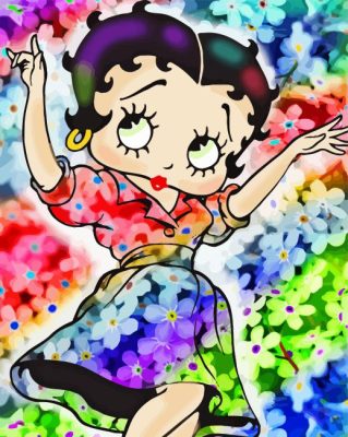 Betty Boop Painting by numbers