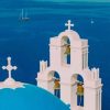 Oia Santorini Greece Church Paint by numbers