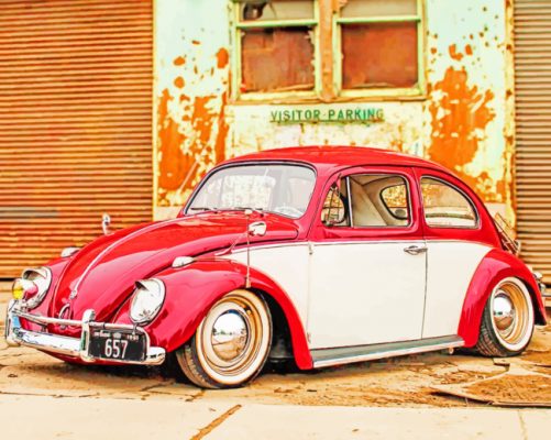 VW Bug paint by numbers