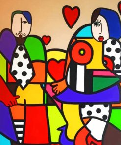 Abstract Couple Paint by numbers