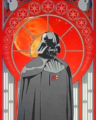 Death Vader paint by numbers