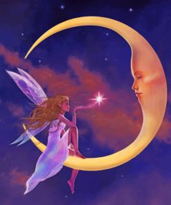Fairy Tale and Moon paint by number