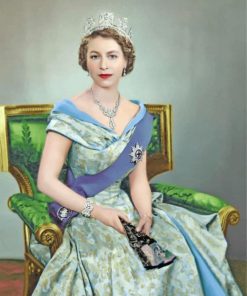 Beautiful Queen Elizabeth Paint by numbers