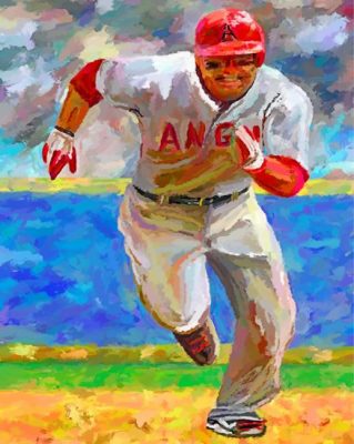 Baseball Player Paint by numbers