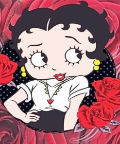 Adorable Betty Boop Painting by numbers