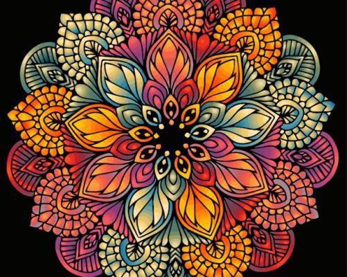 Mandala Art paint by number