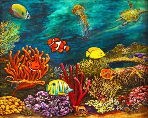 Under Sea Paint by numbers