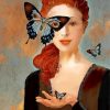 Butterfly Woman Paint by numbers