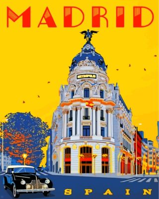 Spain Madrid Paint by numbers