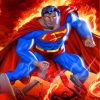 Superman Hero Paint by numbers