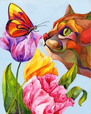 cat-and-butterflies-paint-by-numbers