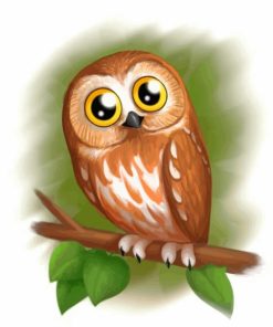 cute-brown-owl-paint-by-numbers