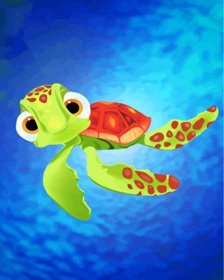 Squirt Finding Nemo Paint by numbers