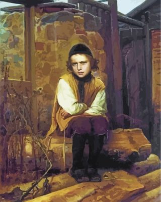 ivan-kramskoy-outraged-jewish-boy-paint-by-numbers