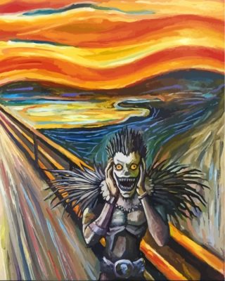 ryuk-the-scream-paint-by-numbers