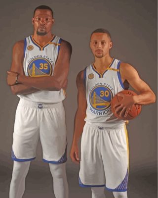 steph-curry-and-kevin-durant-Golden-State-Warriors-paint-by-numbers