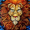 Abstract Lion Head Paint By Numbers