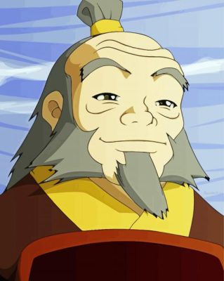 Uncle Iroh paint by numbers