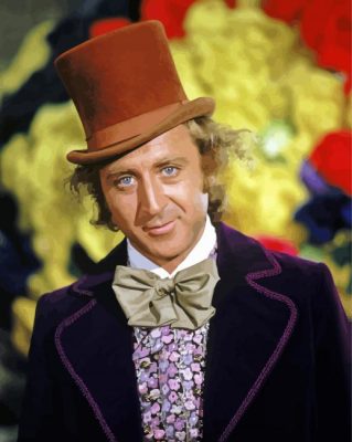 Gene Wilder paint by numbers