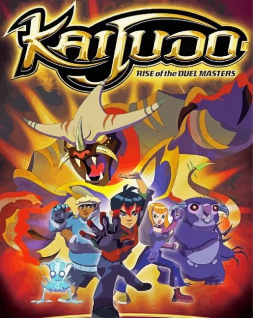 Kaijudo Rise Of The Duel Masters Poster Paint By Numbers