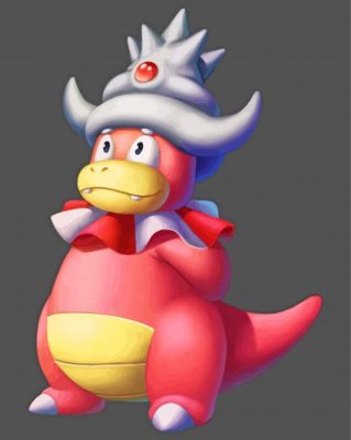 Slowking Pokemon Paint By Numbers