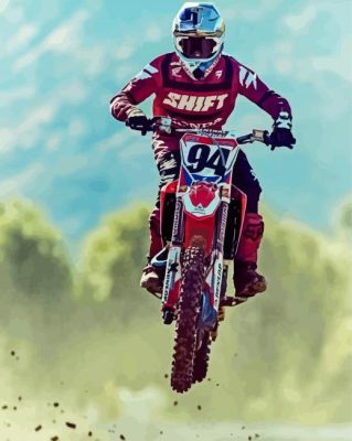 Supercross Ken roczen paint by numbers