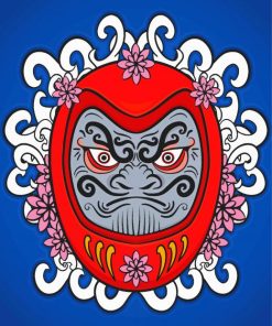 The Daruma Doll Paint By Numbers