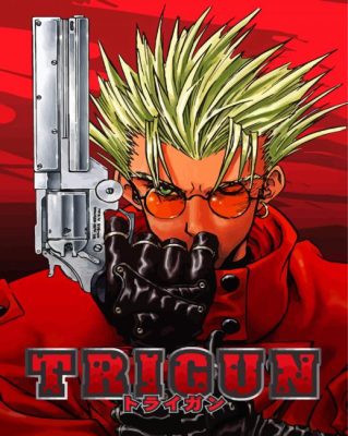 Trigun Vintage Anime Paint By Numbers