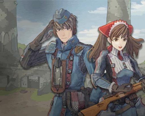 Valkyria Chronicles Anime Paint By Numbers