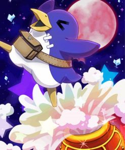 Aesthetic Prinny Game Character Paint By Numbers