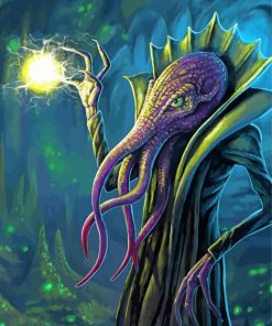 Cool Mind Flayer Paint By Numbers