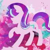 Abstract My Little Pony Starlight Glimmer Paint By Numbers