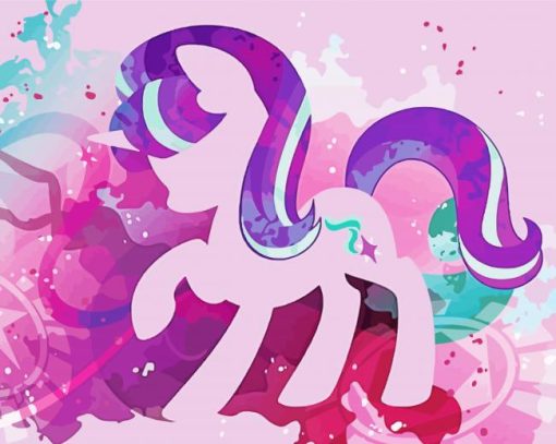 Abstract My Little Pony Starlight Glimmer Paint By Numbers