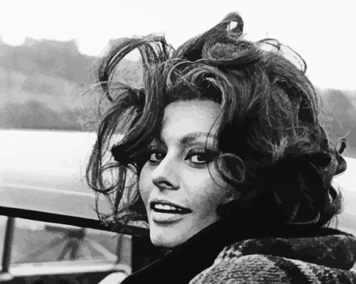 Actress Sophia Loren Paint By Numbers