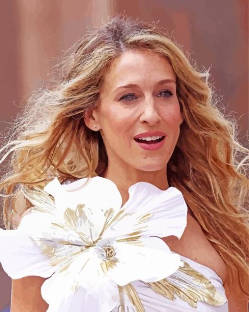 Aesthetic Sarah Jessica Parker Paint By Numbers