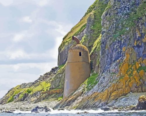 Ailsa Craig Island Paint By Numbers