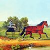 Antique Horse And Carriage Paint By Numbers