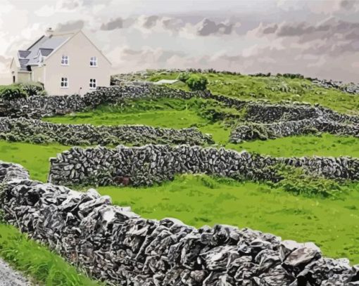 Aran Islands Building Paint By Numbers