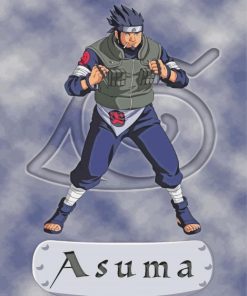 Asuma Sarutobi Poster Paint By Numbers